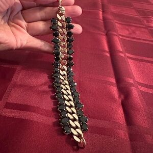 Juicy Couture Black and Gold Chain Bracelet